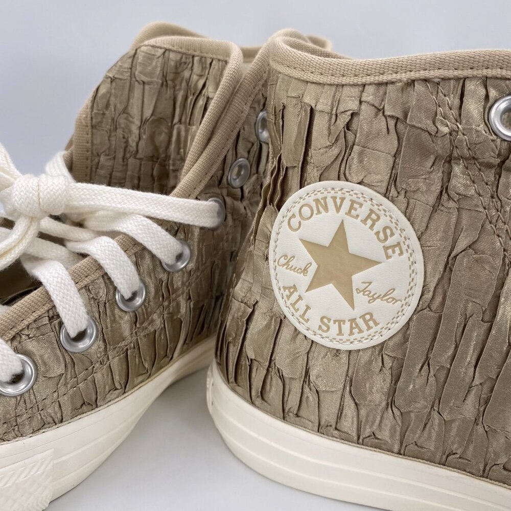 Converse Chuck Taylor All Star Wrinkled Satin Shoes Women's US 8.5 - Picture 9 of 16